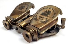 Antique Brass Monocular Binocular Maritime Pocket Spyglass Vintage Nautical Gift