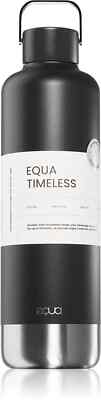 EQUA Edelstahl-Thermoskanne Timeless Thermo Dark 1000 ml