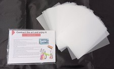 30x Heat Shrink Paper Film Sheets Inkjet Printable DIY Jewelry Making Craft NIP