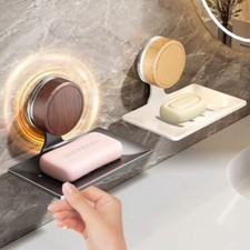 1/2 Stück Badezimmer Seifenschale Seifenhalter selbstentleerend Seifenkiste Schwammbehälter