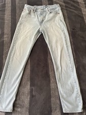 Levi Women  s 510 Straight Leg Denim Jeans W30X L30 Lite Blue 5 Pocket Mid Rise