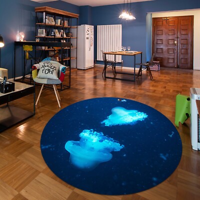 3D Glänzende Qualle NMN815 Spiel Teppich Mat Elegant Foto Teppich Eve 2023