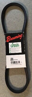 Browning A83 Super Gripbelt 84.3 Pitch Length 1/2 x 5/16 A Belt Section 