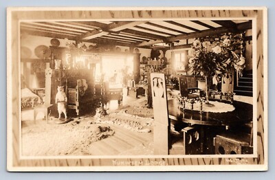 PC1/ Loon Lake New York RPPC Postcard c1910 Hukween Lodge Distin  627