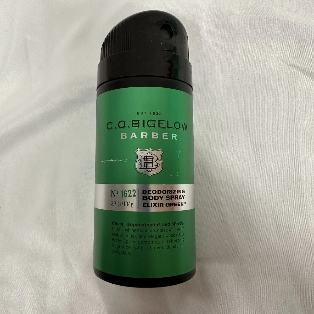 New C.O. Bigelow Barber Body Spray No. 1622 Elixir Green eBay