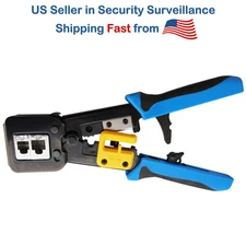 Multifunctional RJ45 RJ11 RJ12 Cat5e Cat6 Cable Wire Crimper Cutter Hand Tool