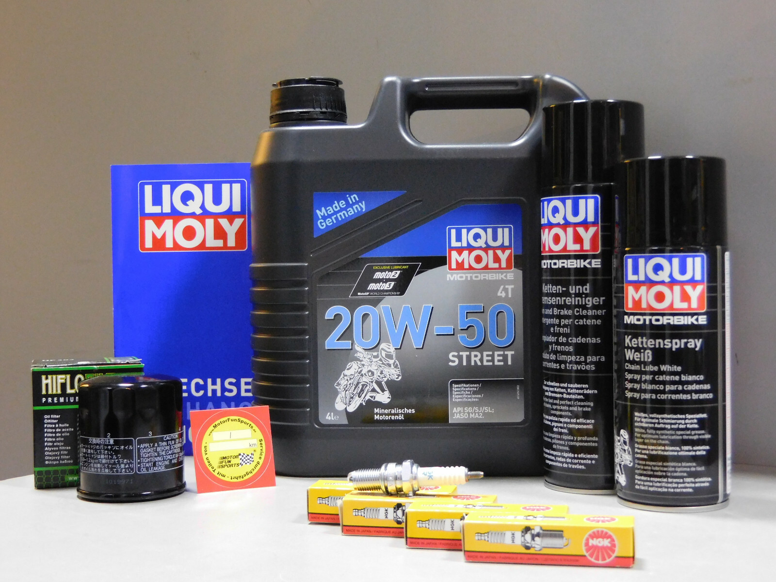 Maintenance Set Yamaha FZR 750 R Oil Filter Spark Plug Service Inspection