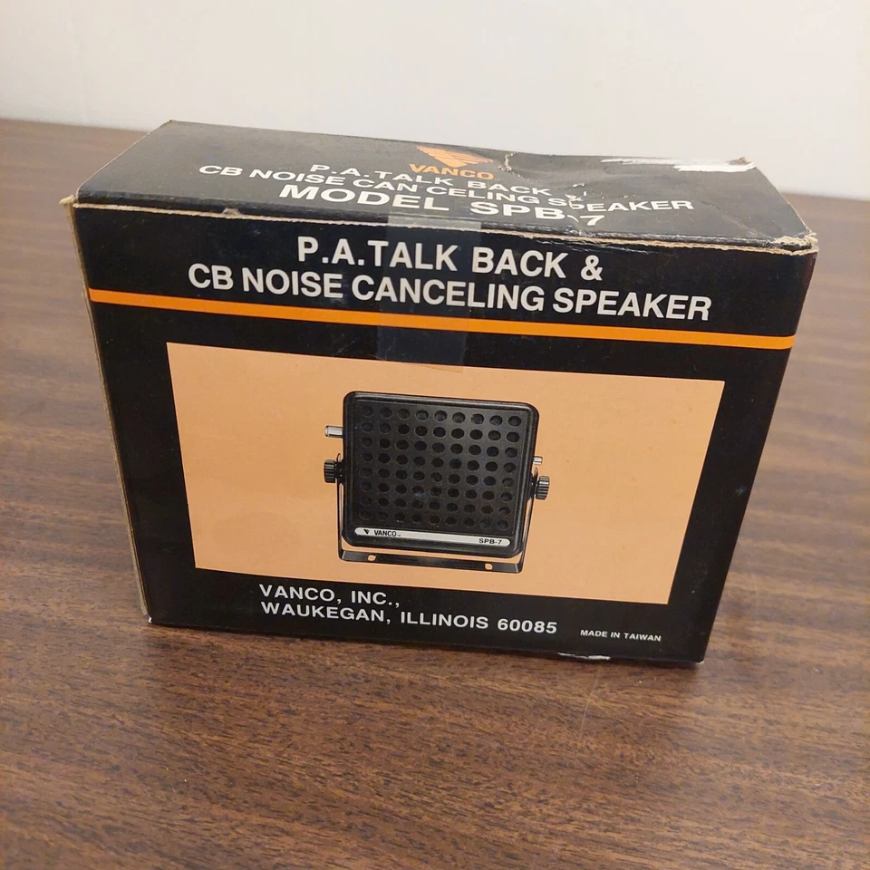 Altavoces NOS Vanco Tm SPB-7 4" 10 vatios 8 ohmios sonido de radio CB para tus ondas de aire Foto 3 de 4