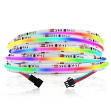 US 12V 24V WS2811 RGBIC Addressable Flexible COB LED Strip Lights 720leds/m Lamp