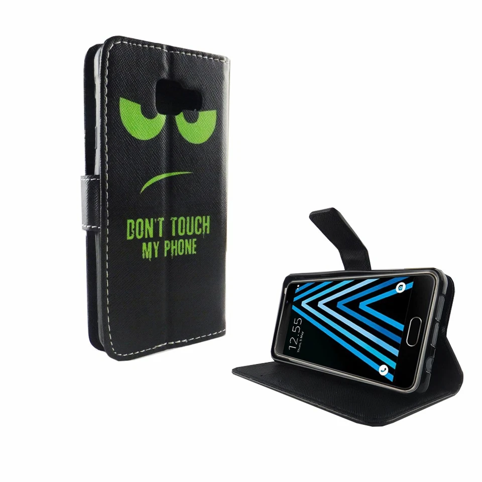 Funda de Teléfono para Samsung Galaxy A3 (2016) Funda Cartera 360 Azul Foto 3 de 4