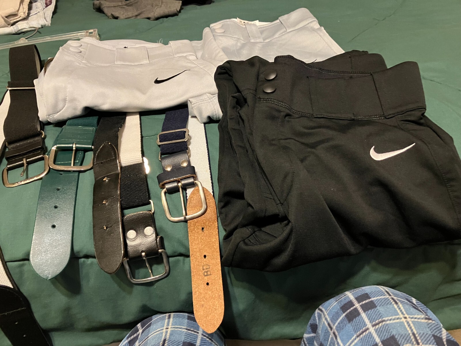 Boys Youth Nike Baseball Pants with 5 belts eBay