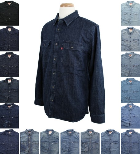 levi denim shirt ebay