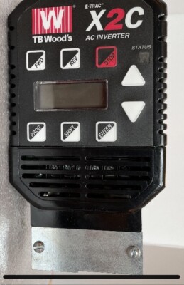 TB Wood s E-TRAC AC Inverter X2C40010B 1 HP Remanufactured