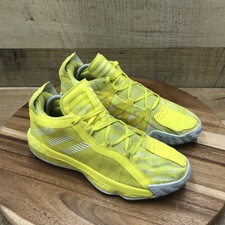 Size 8.5 - adidas Dame 5 Light Yellow 