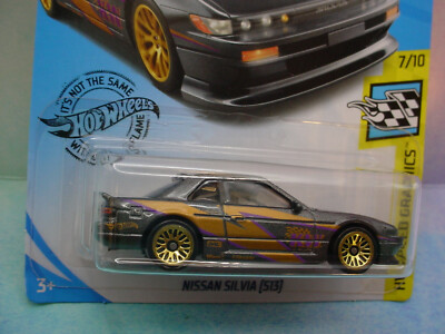 NEW! 2020 Hot Wheels NISSAN SILVIA (S13) #111 ✰ gray;gold wire