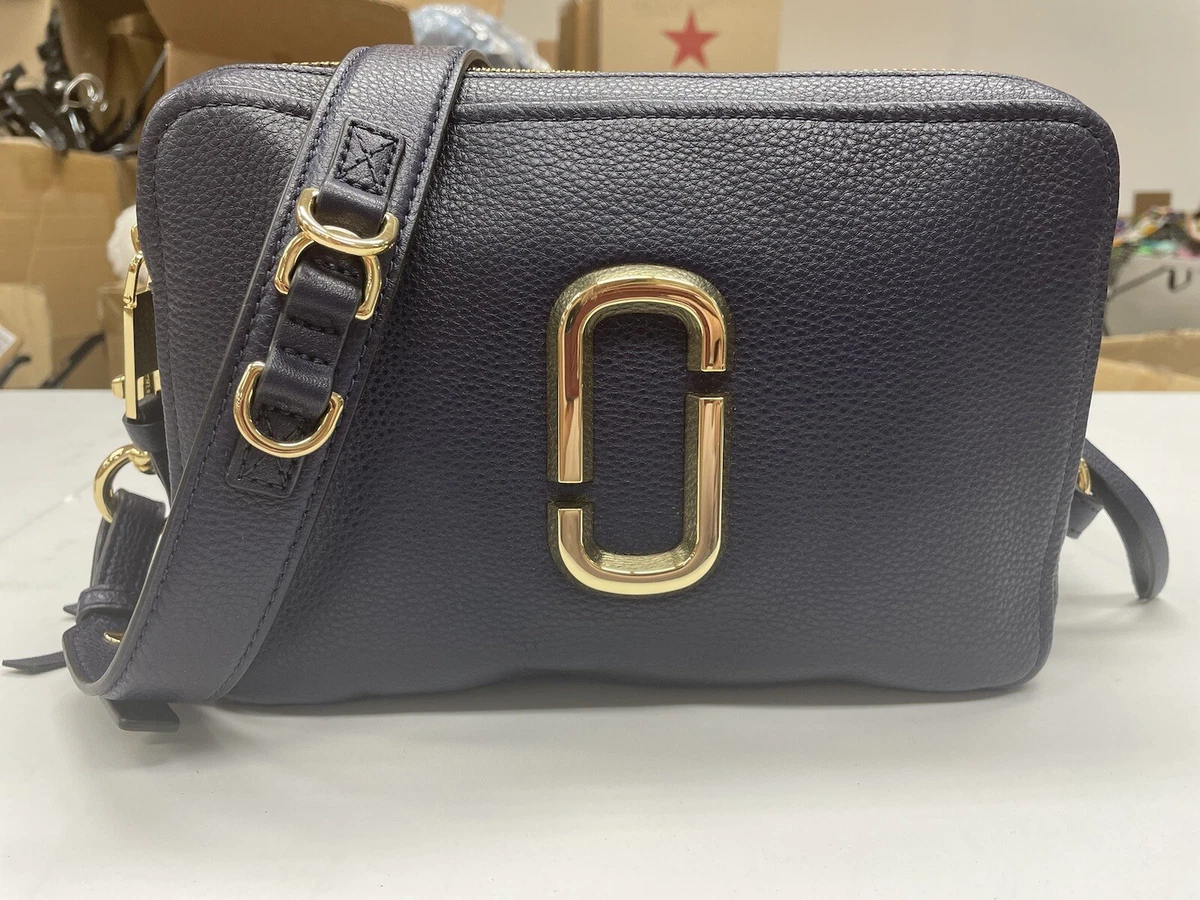 NWOT Marc Jacobs Softshot 27 Crossbody Bag Navy- Authentic $425 Retail