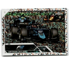 2023 TOPPS CHROME F1 MINI DIAMOND REFRACTOR ARTHUR LECLERC #54/299