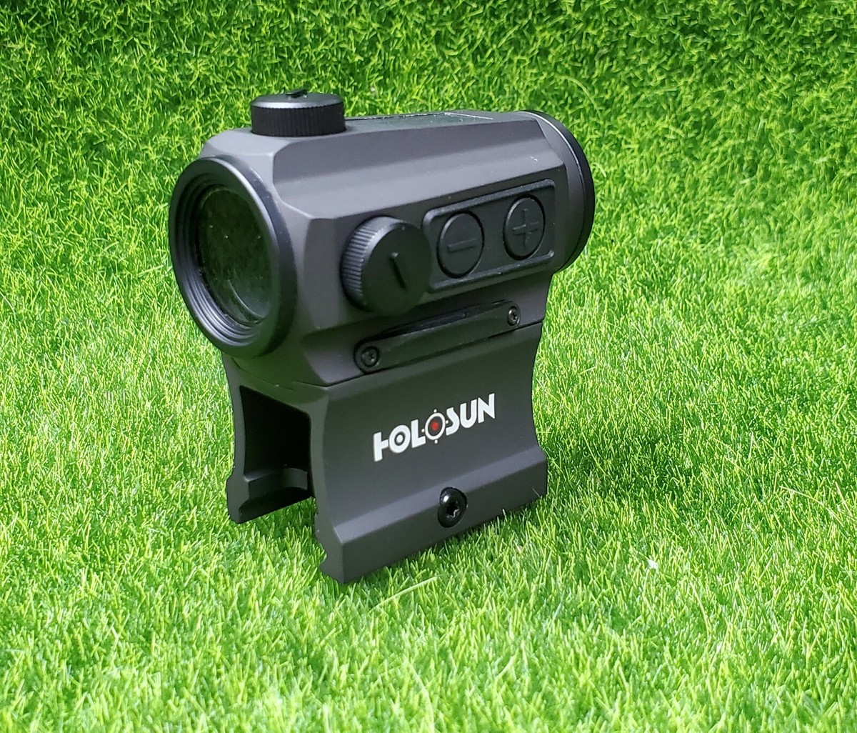 Holosun Micro Red-Dot Sight Solar Powered w/ 1/3 Co-witness Mount