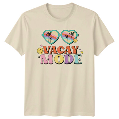 Retro Vacay Mode Palm Heart Sonnenbrille Sommer T-Shirt
