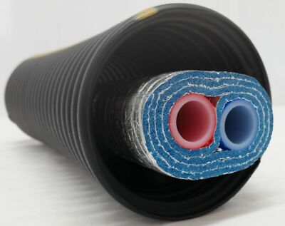 120 Feet of Commercial Grade EZ Lay Triple Wrap Insulated 1'' OB Pex B Tubing