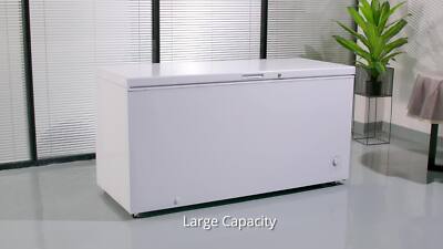18 Cu.Ft Chest Freezer Deep Freezer Adjustable Thermostat Control