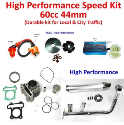 TaoTao  50cc Speedy ATM50, GY6-50 High Performance 60cc Speed Kit