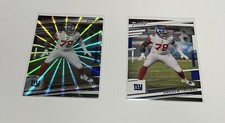 Andrew Thomas 2022 Prestige Xtra Points Sunburst #221 & Prestige #221 Giants