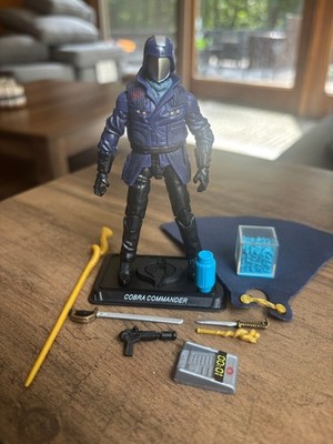 GI Joe 3.75  Pursuit of Cobra City Strike Cobra Commander Complete