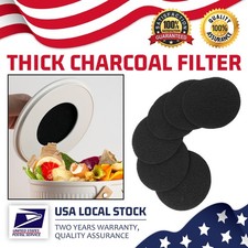 6x Activated Charcoal Carbon Litter Box Filters for Hooded Cat Litter Box 6x6.7"