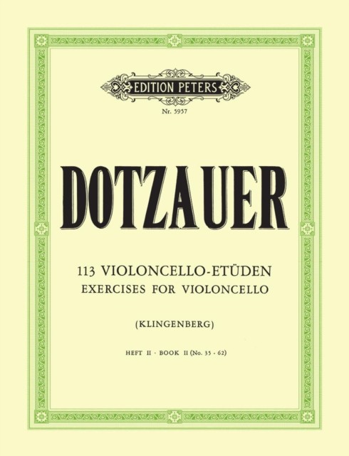 113 Exercises for Cello Vol.2 (Sheet music)