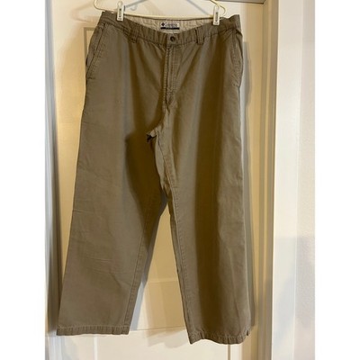 Columbia Sportswear Company Mens Cargo Pants Khaki 36x30 Outdoor Casual Hiking