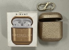 MVMT AIRPODS CASE - GOLD - OPEN BOX ITEM WITH CARABINER