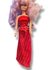 Vintage 1984 Barbie Oscar de la Renta Collector Series IV Outfit 9258 Red Gown