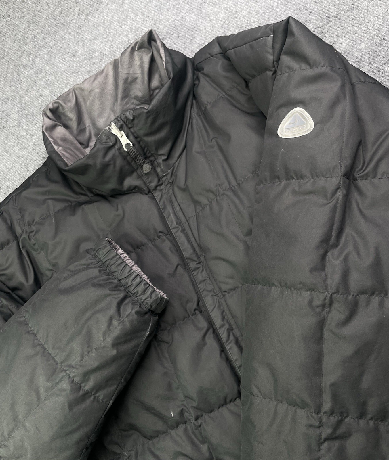 SACAI X NIKE Giacca Nike ACG vintage uomo XXL nero strato 3 piumino cappotto reversibile