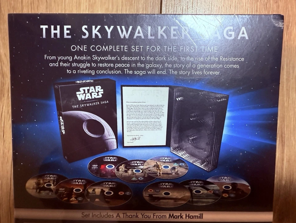Star Wars The Skywalker Saga 12 DVD Box Set 9-Movie Collection R0 Cert 12 - New - Image 3 of 4