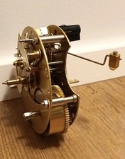 Tischuhrwerk Hermle 131-041, 8 Tage, Pendel 21 cm, Schlag auf Gong, Movement 