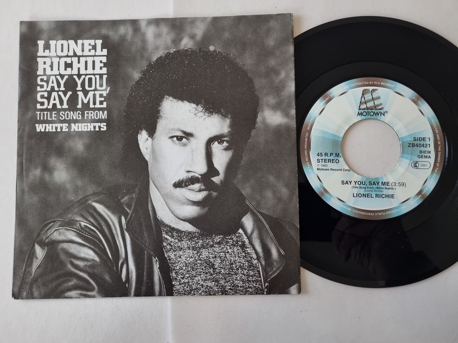 Lionel Richie - Say You, Say Me 7'' Vinyl Germany