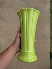Fiesta Homer Laughlin chartreuse Ceramic Vase Art Pottery USA