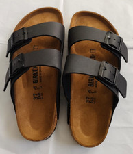 Birkenstock Arizona unisex Nubuck leather sandal Black EU 37 M4 L6 