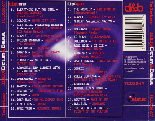 Various 100% Drum & Bass (CD) - Foto 2 di 2