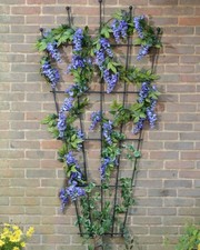 HIGH QUALITY – HEAVY DUTY – SOLID STEEL – FAN SHAPED WALL & FENCE TRELLIS