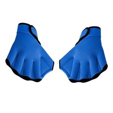 Pair of Aquatic Fitness Swim Training Gloves Water Resistance Training Aqua F...