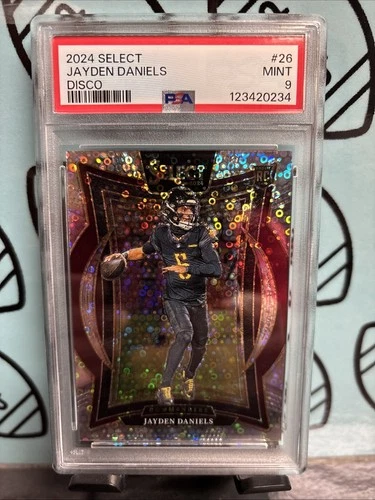 2024 Panini Select Concourse Jayden Daniels #26 Disco Prizm (RC)