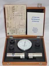 Bruel & Kjaer Pistonphone Acoustic Calibrator Type 4228 w Barometer & Adapters