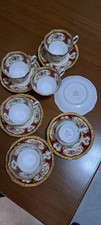 Set da 6 tazze da te' - Royal Albert - Lady Hamilton - Porcellana