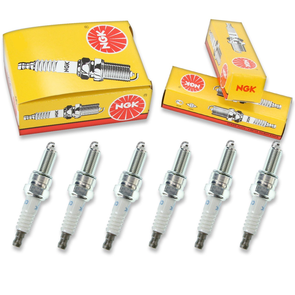 6pcs NGK 7411 Standard CPR8E ATV Spark Plug Tune Up Kit Set bd