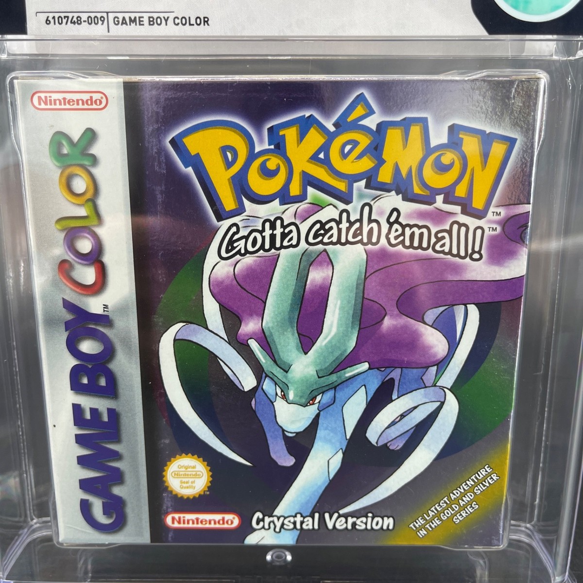 Pokemon Crystal Version EUR 2001 CIB WATA 8.0 UK Netherlands