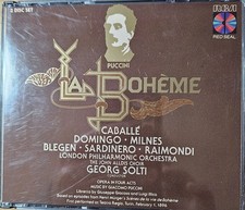 Puccini: La Boheme (RCA RCD2-0371 2-CDs) Caballe Domingo Milnes Solti