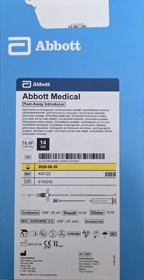 ABBOTT 405122 Peel-Away Introducer 10,5F x 14cm (5/Box)