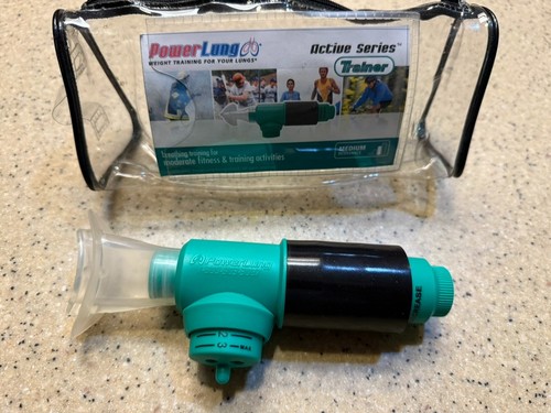 PowerLung Breathing Trainer Medium Resistance Respiratory Muscle Trainer